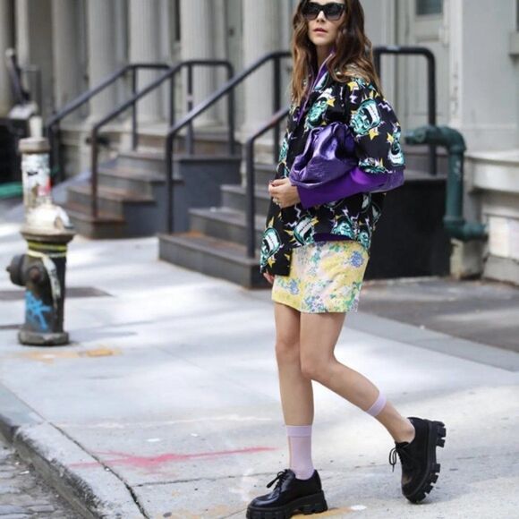 Zara Black Patent Platform Derby Shoe Sz 10 - Picture 2 of 13